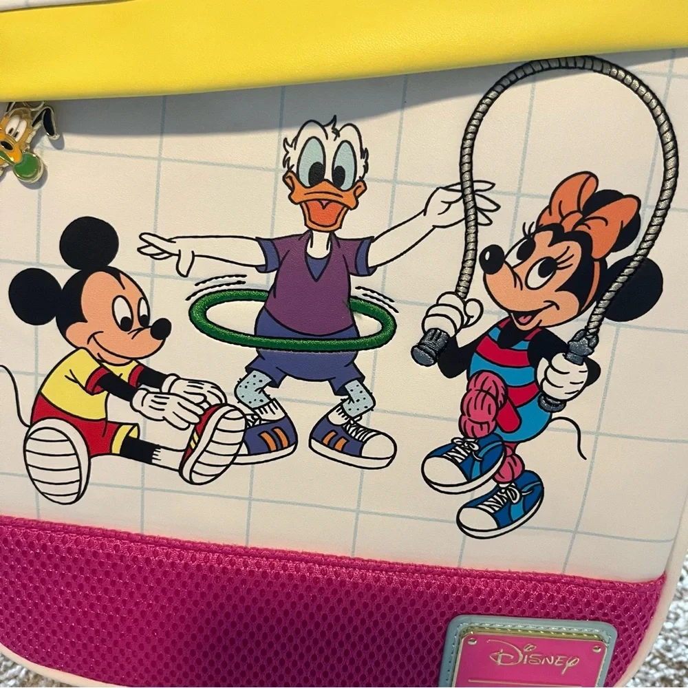 Walt Disney World Mousercise loungefly back pack - Picture 3 of 11